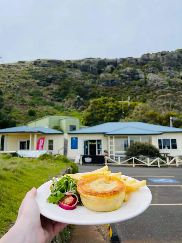 Scallop pie at nut-rock-cafe